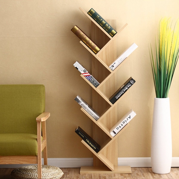 Kệ sách rễ cây gỗ công nghiệp giá rẻ 07