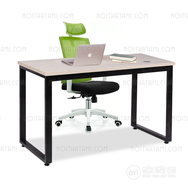 Bàn làm việc khung sắt u Đen 388