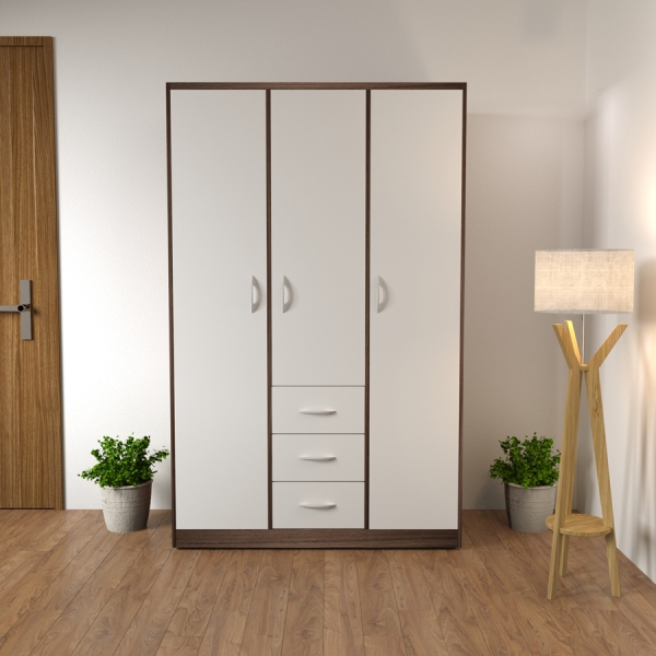 tủ áo 3 cánh 3 ngăn kéo TA-111