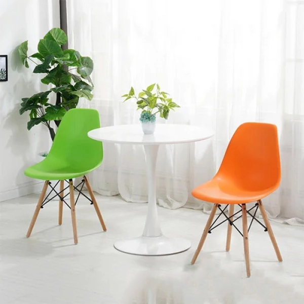 Bàn tròn 2 ghế tiếp khách chân sơn tĩnh điện chống gỉ- Mã: T117-2×207