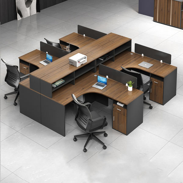 Cụm bàn làm việc cho 6 người hiện đại – CB 28