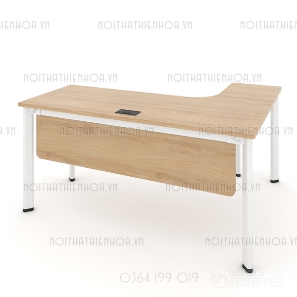 Bàn chân Oval chữ L 1m4 OV1412LY-N
