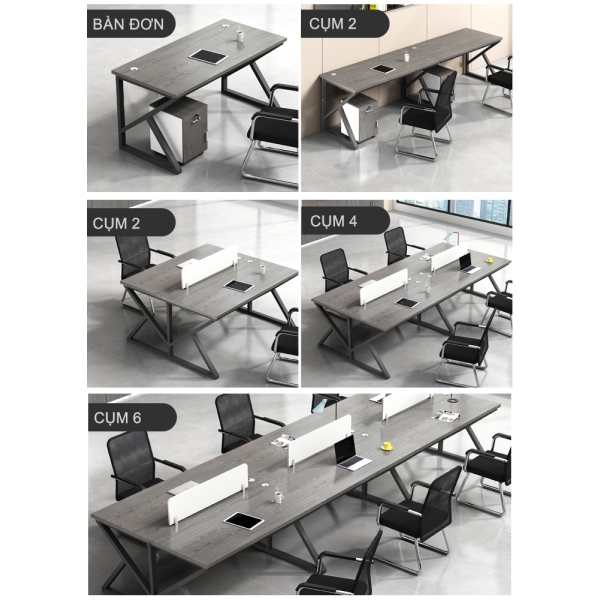 Bàn cụm 4 người Xavia T383