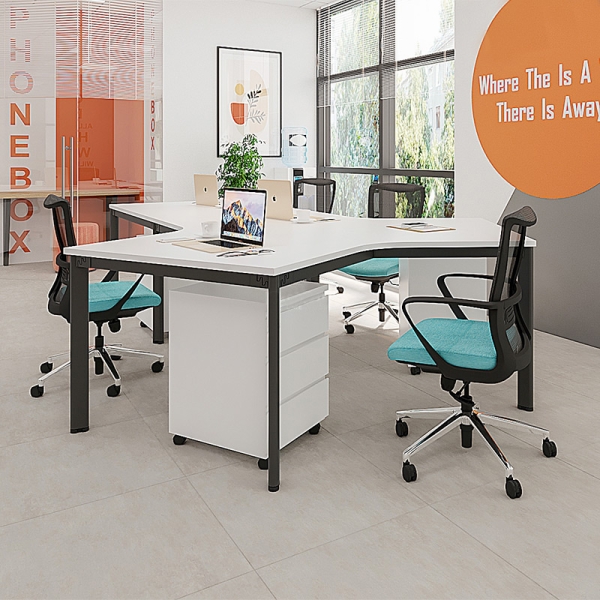 Cụm bàn làm việc (4+1) người chân Oval OVC02-3122