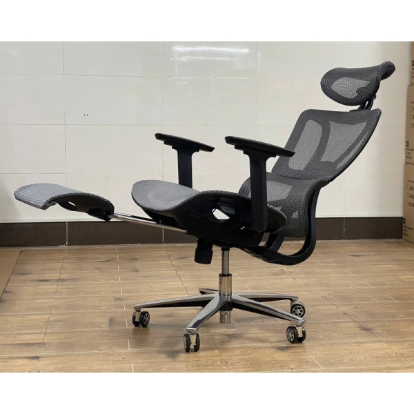 Ghế Công Thái Học Lưng Lưới Có Gác Chân Cao Cấp – GX83
