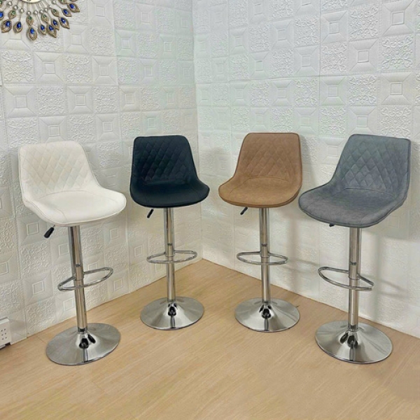 Ghế bar nệm chân trụ cao- Mã: 4116