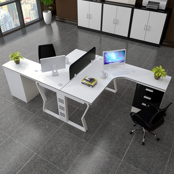 Cụm bàn làm việc 2 người chân bướm Atlas ATC01-2412-1