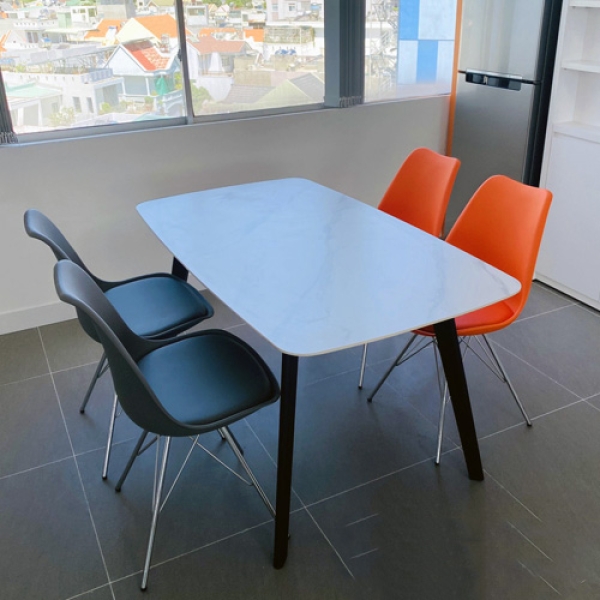 Bộ bàn ăn mặt đá hiện đại- Mã: T162-16-6×267