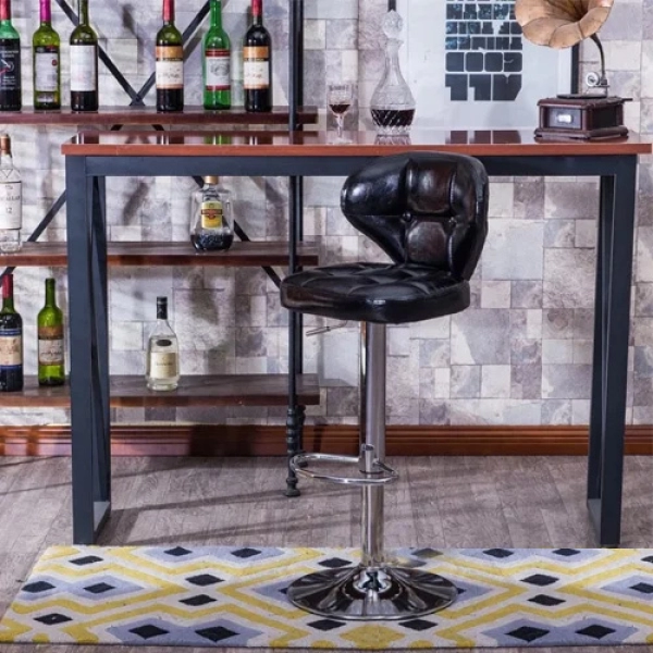 Ghế quầy bar hiện đại nệm chân trụ tăng giảm độ cao- Mã 431