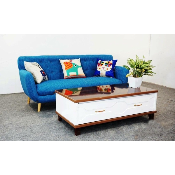 Sofa văng nỉ xanh nước biển SF-25