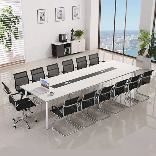 Bàn họp bầu dục chân côn Cosi 2m