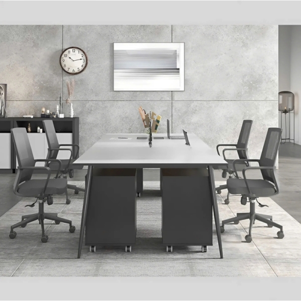 Cụm Bàn Làm Việc Team 4 Người Tối Ưu Không Gian Văn Phòng – BC90