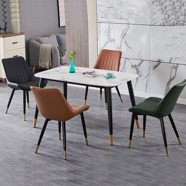 Bàn ăn mặt đá sang trọng nhập khẩu – Mã: T147