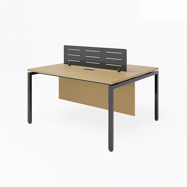 Cụm bàn làm việc 2 người chân sắt hộp Eos ECC06-1212