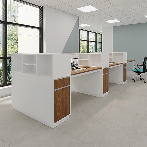 Cụm bàn làm việc 6 người chân Oval OVC03-4312
