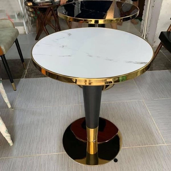 Bộ bàn tròn tiếp khách showroom cao cấp- Mã: T1128-80-4×2106