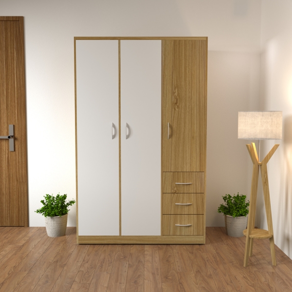 tủ áo 3 buồng giá rẻ TA-106