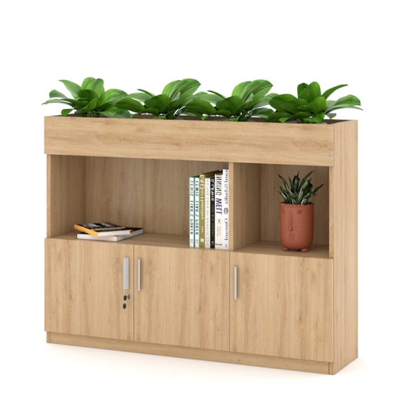Tủ đựng tài liệu để cây trang trí