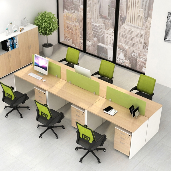 Modul cụm bàn làm việc 6 chỗ