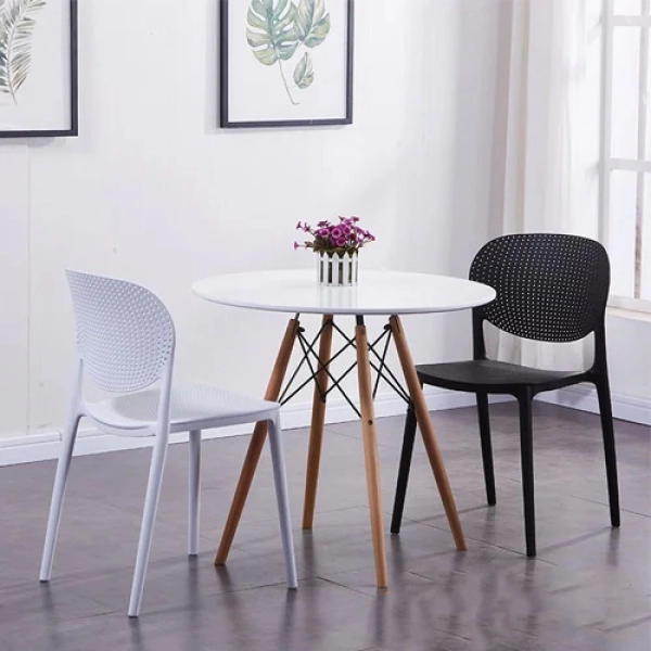 Bộ bàn tròn tiếp khách cho cửa hàng showroom- Mã: T104-2×210