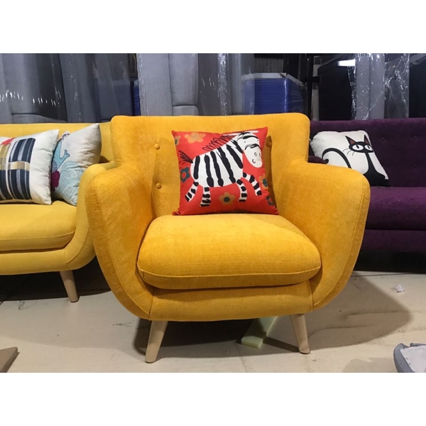 Sofa nỉ đơn một lớp đệm SF-27