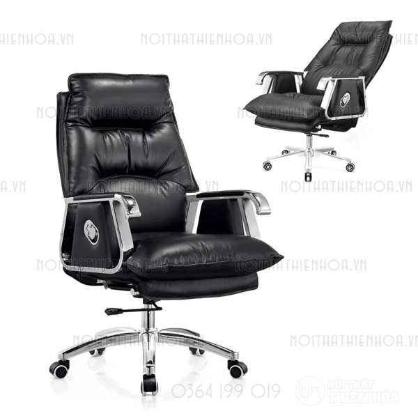 Ghế boss, Ghế giám đốc lãnh đạo bọc da cao cấp hiện đại