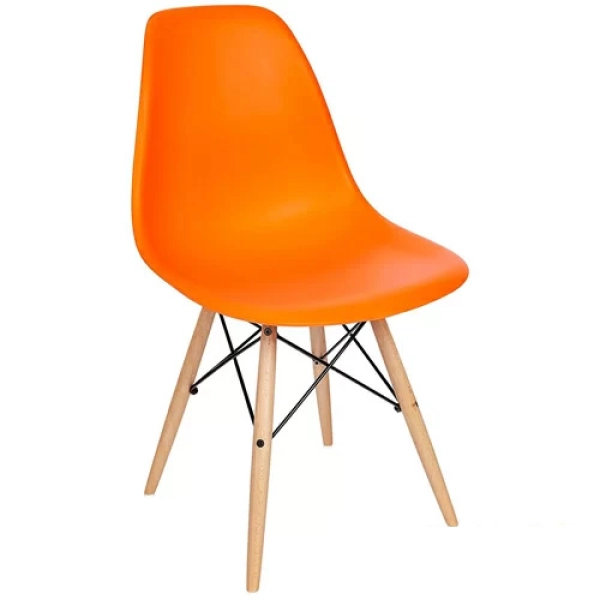 Ghế cafe, ghế ăn nhựa chân gỗ – Mã: 207