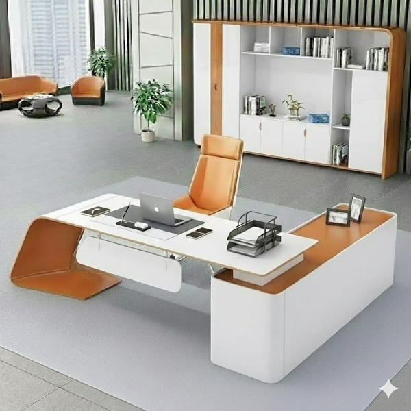 Bàn Giám Đốc Góc L Yếm Lửng – BGĐ16