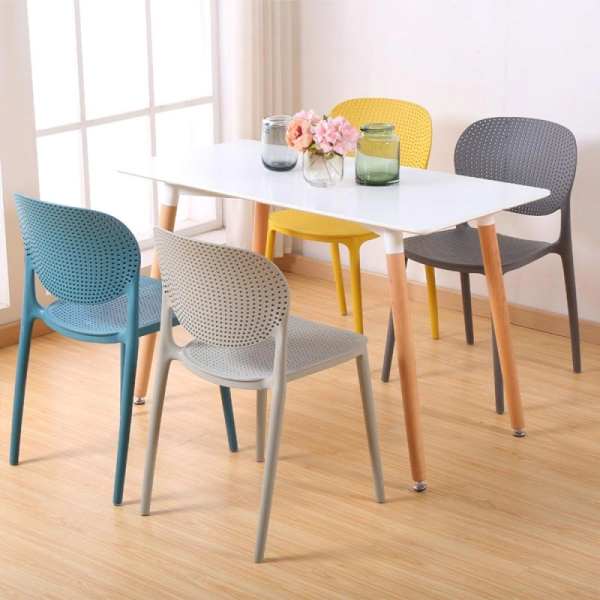 Ghế cafe ghế ăn nhựa đúc xếp chồng – Mã: 210
