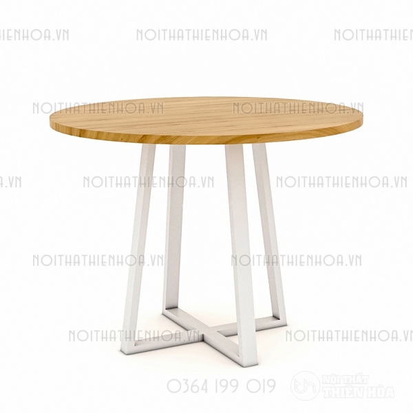 Bàn tròn chân sắt B02-80-T
