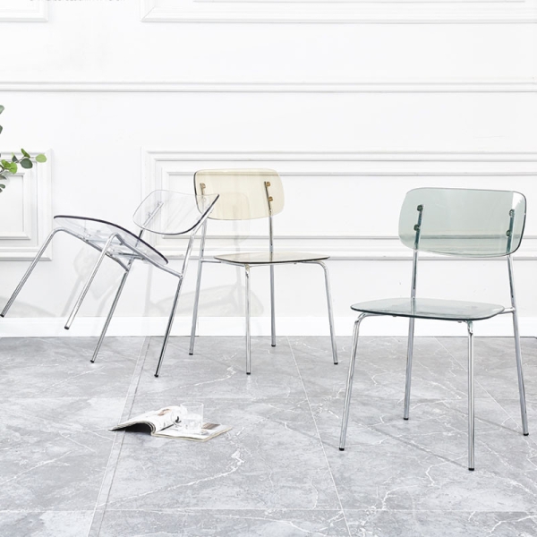 Bộ bàn ghế tiếp khách trong suốt- Mã: T117-3×2152