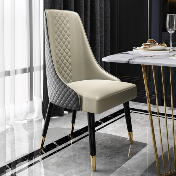 Ghế ăn bọc da chân sắt cao cấp- Mã: 2122