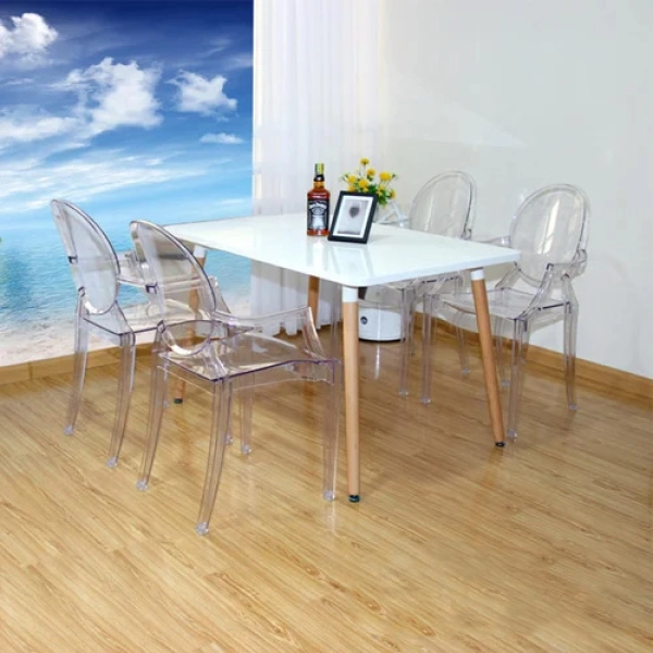 Ghế ăn hiện đại trong suốt tinh tế Thiên Hòa- Mã: 256