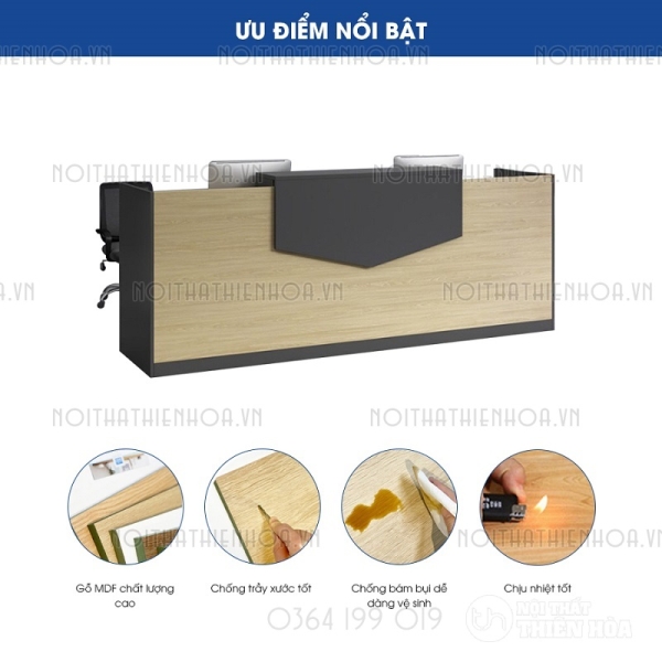 Quầy lễ tân QLT01