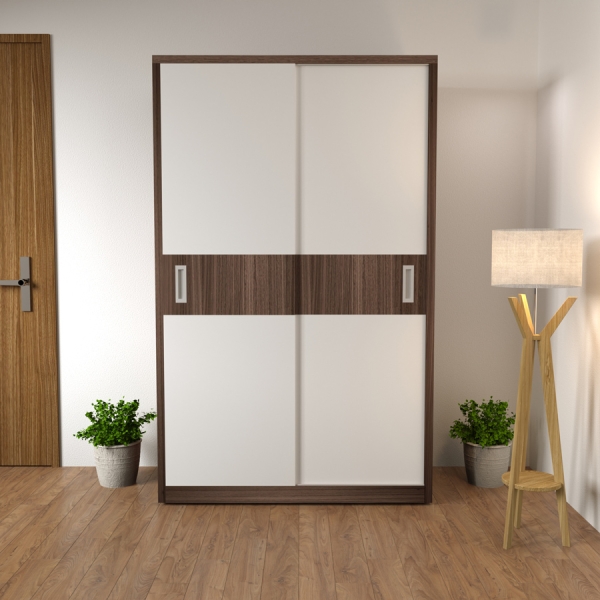 Tủ quần áo 2 cánh lùa giá rẻ TA-101