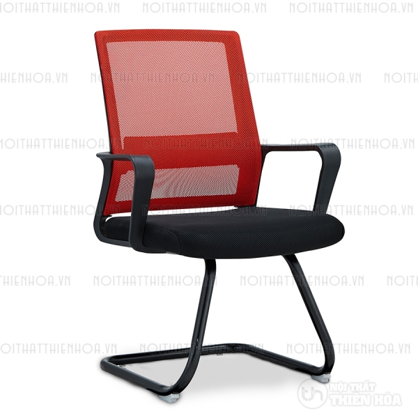 Ghế họp chân quỳ màu đen TH344