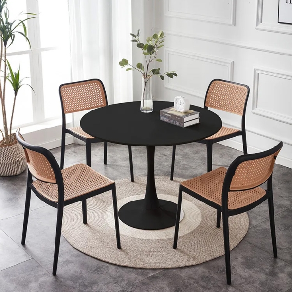 Bộ bàn cafe tiếp khách 4 ghế- Mã: T117-80-4×2183