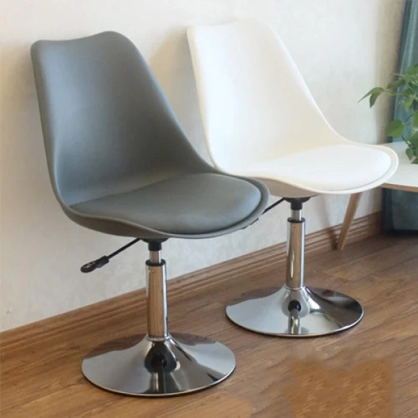 Ghế cafe, ghế ăn nhựa lót nệm chân trụ thấp – Mã: 201L