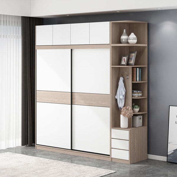 tủ quần áo gỗ công nghiệp kịch trần TA-138