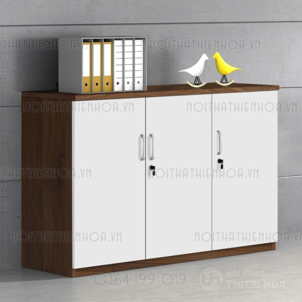 Tủ tài liệu thấp 3 cánh mở 07