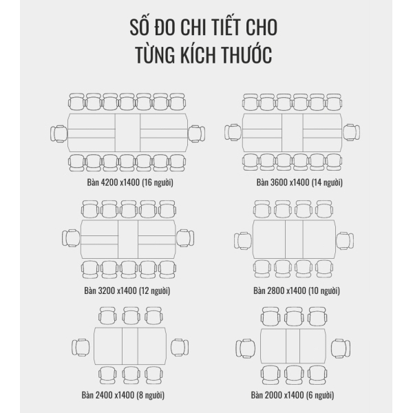 Bàn họp Ula chân Oval 2m