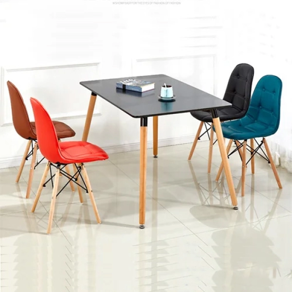 Ghế cafe tiếp khách lưng nệm có nút nhập khẩu đẹp- Mã: 252