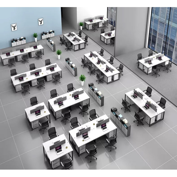 Module bàn văn phòng 4 người chân u