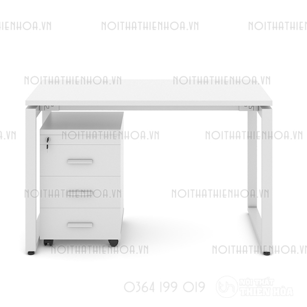 Bàn chân vuông chữ U Eos 1m2 EU12T-T