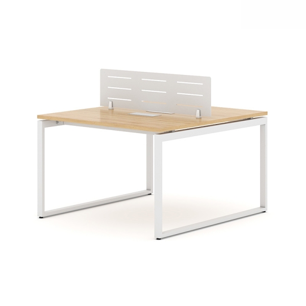 Cụm bàn làm việc 2 người chân sắt hộp Eos EUC07-1212