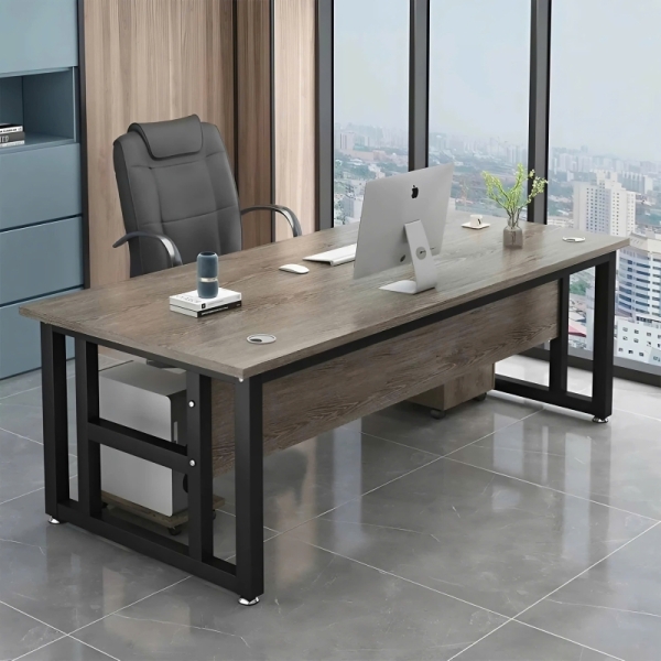 Bàn Giám Đốc Chân Sắt Hộp Vuông – BGĐ8