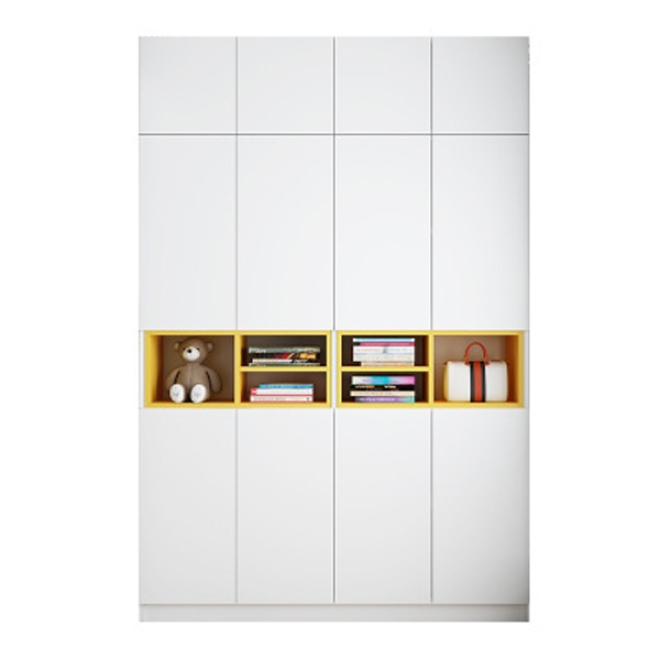 tủ quần áo gỗ công nghiệp cánh trắng TA-117