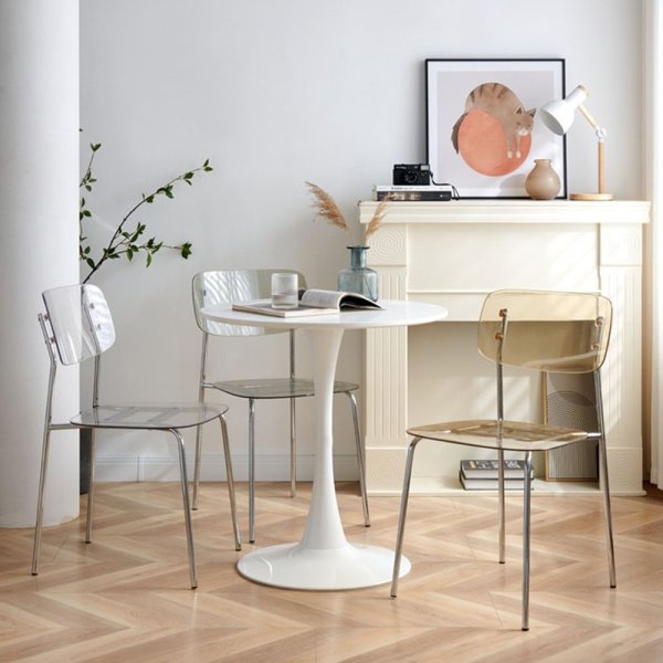 Bộ bàn ghế tiếp khách trong suốt- Mã: T117-3×2152