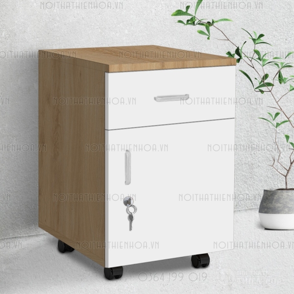 Hộc tủ thấp 3 ngăn kéo màu vân đá