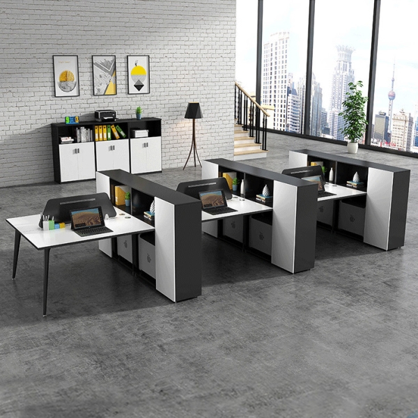 Cụm Bàn Làm Việc Có Hộc Hiện Đại _ CB 41